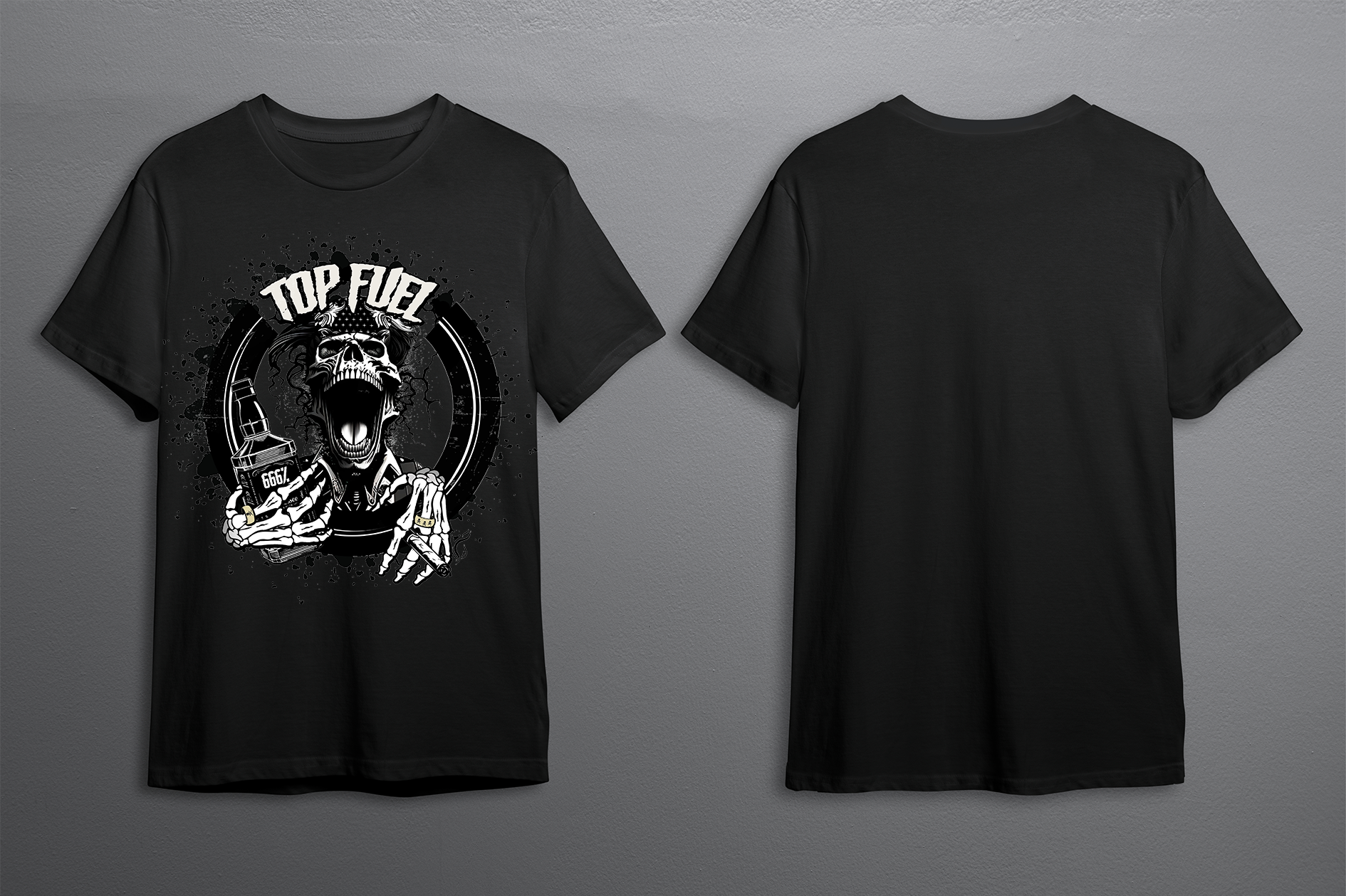 T-Shirt Top Fuel Logo